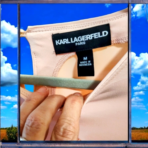 Karl Lagerfield Light Pink Blouse - Picture 3 of 3